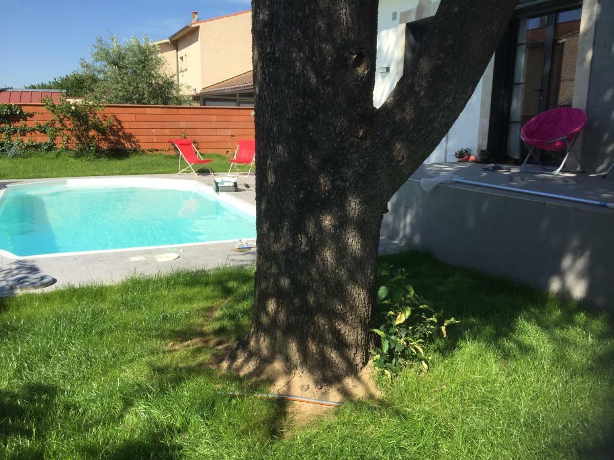 Toulouse Metropole Chambre Privée de Luxe - SDB WC privée Terrasse Piscine Aqua Bike Privées Cugnaux Exterior foto